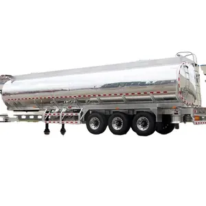 Ad alte prestazioni liquido infiammabile 45,000 litri camion cisterna con materiale del serbatoio in lega di alluminio per il trasporto a lunga distanza