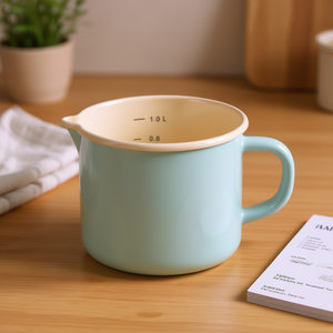 Milk Pot 12cm with Spout and Internal Scale Mint <b>Measuring</b> <b>Tools</b> - Product Image 3