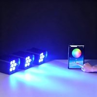 Projecteur PAR 7x20W RGBALC à batterie pour extérieur, système de charge intégré, DMX sans fil, éclairage de scène LED étanche IP65