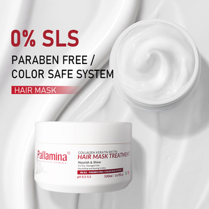 कार्बनिक केराटिन पोषण के लिए गहरी मरम्मत हेयर मास्क आर्गन तेल कोलेजन 500 एमएल क्रीम सभी प्रकार के बाल-मरम्मत को रोकता है - Product Image 3