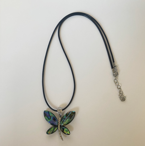 Women Insect Butterfly Pendant Necklace Natural <strong>Abalone</strong> <strong>Shell</strong> 2022 New Unique Design Mother's Day Gift Women's Necklaces - Product Image 5