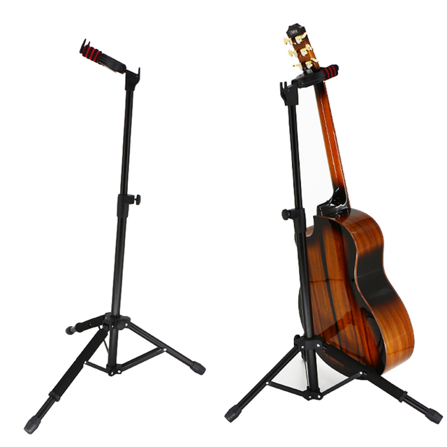 JA-A35 Height Adjustable Tripod Floor Guitar Stands With Neck Holder Stringed Musical Instruments Accessories