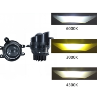 Projecteur antibrouillard GOODZOOM tricolore 3 pouces Bi LED Projecteur antibrouillard tricolore LED Projecteur antibrouillard pour voiture