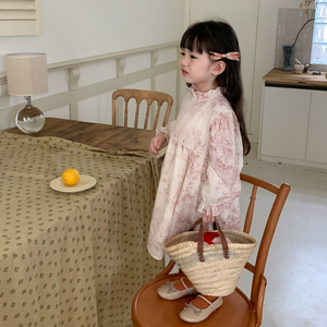 Vestido de gasa para <span class=keywords><strong>niña</strong></span> pequeña, nuevo diseño de moda, Primavera, 2023 - Product Image 4