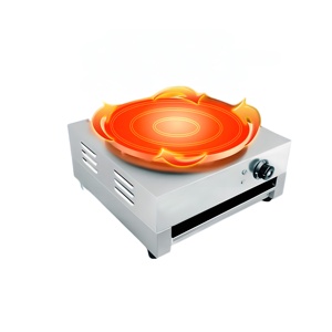 Machine à crêpes électrique professionnelle en acier inoxydable 3000W à plaque unique, revêtement antiadhésif rotatif, prix usine - Product Image 4