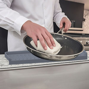 Protections de bord de lavabo en silicone avec ventouse, protection anti-éclaboussures multifonction pour évier, protections de comptoir pour évier de cuisine - Product Image 4