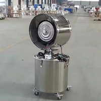 Pulvérisation atelier brouillard humidification ventilateur de refroidissement capacité centrifuge vent fort industriel main brouillard ventilateur humidificateur centrifuge