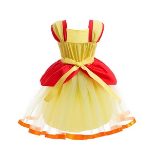 Vestido de Princesa de Fantasía para Niñas, Disfraz de Elsa, <span class=keywords><strong>Anna</strong></span>, Blancanieves, para Cosplay, Fiesta de Cumpleaños, Poliéster - Product Image 2