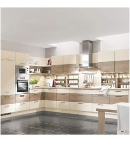 Juegos Completos de Armarios Listos para Armar, MDF con Acabado Laca de Alto Brillo, Gabinetes de Cocina Modulares en Venta - Product Image 1