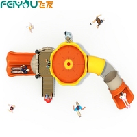 Équipement en plastique pour aire de jeux extérieure commerciale pour enfants d'âge préscolaire, fabriqué en Chine