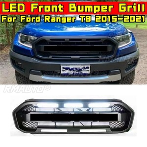 กระจังหน้ารถยนต์แบบ LED สำหรับ Ford Ranger T8 ปี 2015-2021 ชุดแต่งกระจังหน้าพร้อมไฟ LED อุปกรณ์ตกแต่งรถยนต์ - Product Image 3