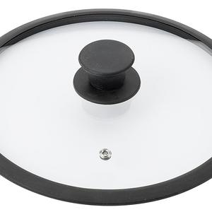 Tapa de vidrio KARL KRGER con borde de silicona y ventilación de vapor de 24 cm - Product Image 1