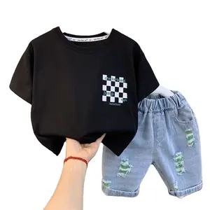 Wholesale Kids Clothing Sets, Fashionable Boutique Boys' Summer Casual Wear, Baby Boys' Clothing Sets