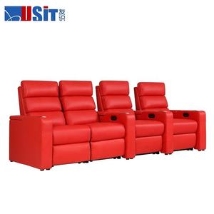 Muebles de teatro Usit, <span class=keywords><strong>película</strong></span> VIP para el hogar, asientos de silla de cuero genuino, sala de estar, Teatro eléctrico privado, cine, sofá, <span class=keywords><strong>película</strong></span> - Product Image 3