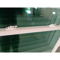 Dernière conception américaine européenne, fenêtre de maison coulissante en vinyle PVC à suspension unique avec divers verres au choix
