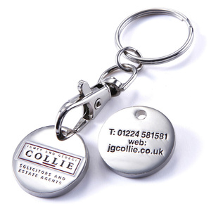 Làm cho của riêng bạn giỏ hàng mã thông báo Móc Chìa Khóa Xe đẩy mã thông báo đồng xu Keychain Trung Quốc Kẽm hợp kim OPP Túi Quà Tặng khuyến mãi tùy chỉnh màu sắc - Product Image 5