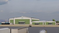 Structure en acier industrielle, construction rapide, design moderne robuste certifié CE, assemblage facile, conforme aux normes Bureau Veritas.