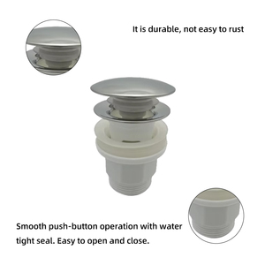 Tùy chỉnh chống tắc nghẽn giỏ ABS nhựa phòng tắm lớn Bìa <span class=keywords><strong>Pop</strong></span> Up bồn rửa lưu vực cống - Product Image 4