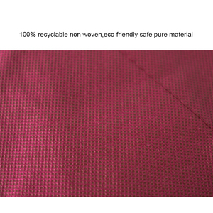 Chất lượng cao màu đỏ không dệt Túi rượu với xử lý 2-4 chai Công suất thư Mô hình nhà sản xuất Bán buôn túi mua sắm - Product Image 4