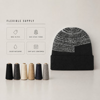 Bonnet en tricot jacquard personnalisé Highfly avec doublure en polaire Sherpa, fabrication OEM ODM, vente en gros, chapeau d'hiver, marque privée, faible MOQ, unisexe adulte