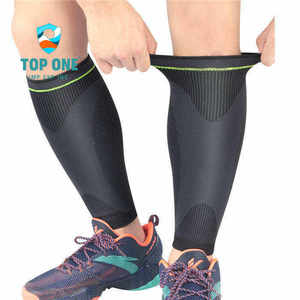 TopOne, gran oferta, soporte de pierna deportivo de compresión ajustable para entrenamiento de fútbol y carreras, correa de pantorrilla, protector de manga de pierna - Product Image 5