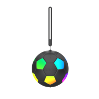 Nuevo Altavoz de Fútbol RGB de 5W Portátil con Micrófono Incorporado, Diseño en Forma de Balón, Batería de Larga Duración para Fiestas y Actividades al Aire Libre