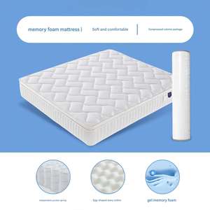 Chỉnh hình bộ nhớ Bọt Túi mùa xuân Nệm Nữ Hoàng Vua khách sạn giường 2025 lên chất lượng cột sống hóa chất thoải mái Áp lực vận chuyển - Product Image 3