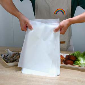 60*50cm Silicone Oil Baking <b>Paper</b> Baking Unbleached Parchement Double Sided Silicone <b>Paper</b> Sheets Baking <b>Paper</b> Meat 200PCS - Product Image 1