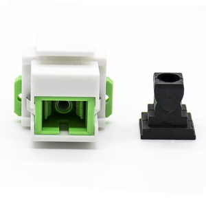 Adaptateur de Keystone en Fiber optique SC/<span class=keywords><strong>APC</strong></span>, connecteur de clé, coupleur Jack, prix d'usine - Product Image 4