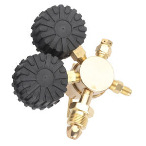 ตัวปรับแรงดันไนโตรเจนทองเหลือง G5/8 800 PSI พร้อมเกจวัดแรงดัน CGA580 สำหรับโพรเพนและคาร์บอนไดออกไซด์ในงานอุตสาหกรรม - Product Image 3