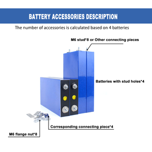Batterie rechargeable LiFePO4 <span class=keywords><strong>NARADA</strong></span> 3.2V 125Ah, durée de vie de plus de 2000 cycles, pour stockage d'énergie solaire, pack de batteries DIY 12V/24V/48V - Product Image 4