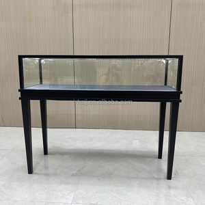 Vitrina de Pared de Vidrio y Madera con Iluminación LED Personalizada para Joyerías y Centros Comerciales, Exhibidores de Joyería Personalizables - Product Image 6