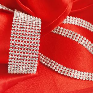 قبعة رسمية واسعة الحافة من الساتان للسيدات رائعة/مجوهرات باللون الأبيض والأسود والأزرق والأحمر SD717 - Product Image 4