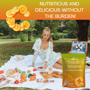 ホットセール OEM ヴィーガン ビタミンC ロリポップ 免疫力向上 健康食品 サプリメント ビタミンC ロリポップ 大人と子供向け - Product Image 5