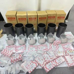 Componenti per Revisione Motori di Macchinari Industriali, Set Completo di Pistoni e Fasce Elastiche per Isuzu 4HK1 6HK1 - Product Image 1
