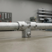 Colliers de serrage en fonte malléable, raccords de tuyauterie galvanisés, composants de cadre pour structure de connexion 119