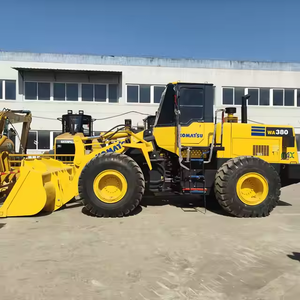 Equipo pesado usado Komatsu 380 Marca superior Komatsu Wa380 Cargador de ruedas Cargador frontal japonés usado en stock - Product Image 4