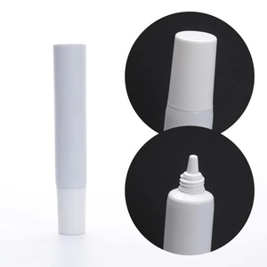 Wholesale Custom 10ml 15ml Aluminum Plastic Cosmetic Tube With White Long Nozzle Inner <b>Plug</b> For Essence Lotion Eyes Cream - Product Image 4