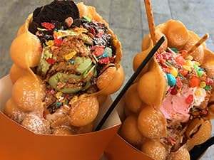 Machine à gaufres à bulles rotative à 180 degrés, température réglable, antiadhésive, machine à gaufres à œufs de Hong Kong avec minuterie et réglage de la température - Product Image 5