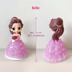 Venta caliente dibujos animados hermosa <span class=keywords><strong>Cenicienta</strong></span> Belle Alice princesas figura de acción para niños - Product Image 4