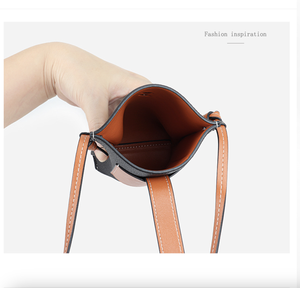 Bolso de Mano de Cuero Vacuno Genuino Andong para Mujer, Bolsos de Hombro Femeninos, Bolso Bandolera Pequeño y Sencillo - Product Image 6