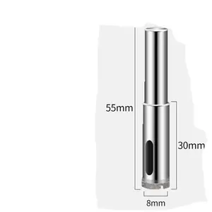 Hochwertiges Deli DH-BKK080-W1 Glasbohrer-Bit Fliesenloch-Schneider 8mm geborener Marmorrotor 6mm perforiertes rundes offenes Bohrer