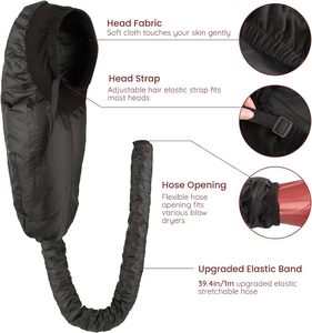 Accessoire de séchage capillaire doux avec bandeau - Idéal pour les soins capillaires profonds et le séchage des cheveux - Product Image 3