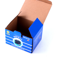 Boîte d'expédition en carton ondulé recyclable personnalisée, écologique, pliable, pour l'e-commerce, les vêtements, les cosmétiques