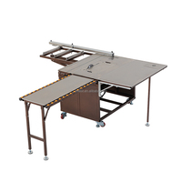 Scie à table électrique pliable A6 Mini pour le travail du bois, machine à couper le bois à 45_90 degrés
