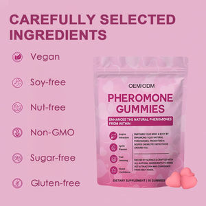 TK Vente à Chaud Gommes aux Phéromones Féminines 60 Compte Boost Confiance et Humeur pour Adultes Vitamines Forme Posologique - Product Image 3