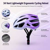 Casque léger ventilé à 34 trous d'aération PCEPS pour adulte, idéal pour le cyclisme sur route et le VTT – Vente directe usine