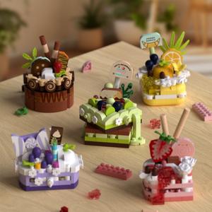 Ensemble de blocs de construction non toxiques écologiques en ABS pour les décorations de fête de dessert gâteaux cadeaux de grande valeur pour 14 ans et jouet de bricolage - Product Image 3