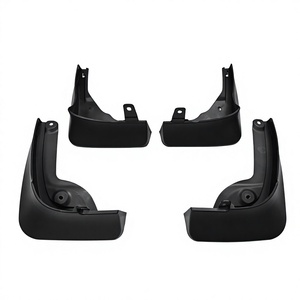 FOR Mercedes-Benz E Class 2024 <b>Mud</b> <b>Flaps</b> PP+TPR Black 31.5x26.5x13.5cm For Car Deflectors - Product Image 4
