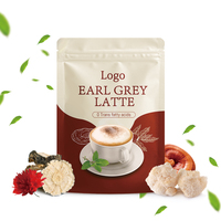 Boisson au thé Earl Grey aux champignons aromatisés sur mesure, service OEM/ODM, fabricant de boissons santé